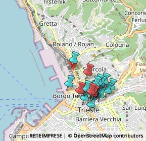 Mappa Presso CFI, 34135 Trieste TS, Italia (0.8385)