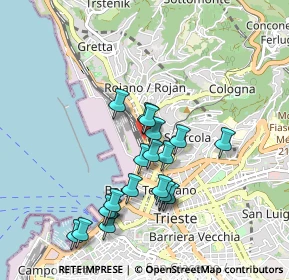 Mappa Presso CFI, 34135 Trieste TS, Italia (0.8515)