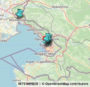 Mappa Presso CFI, 34135 Trieste TS, Italia (7.92727)