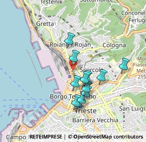 Mappa Via, 34135 Trieste TS, Italia (0.75167)