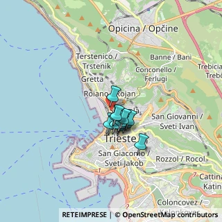 Mappa Campo del Belvedere, 34132 Trieste TS, Italia (0.90538)