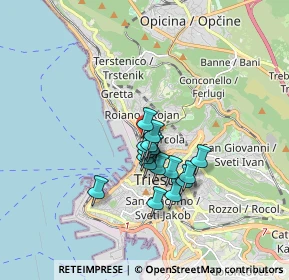 Mappa Via, 34135 Trieste TS, Italia (1.18375)