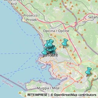 Mappa Campo del Belvedere, 34132 Trieste TS, Italia (1.67273)