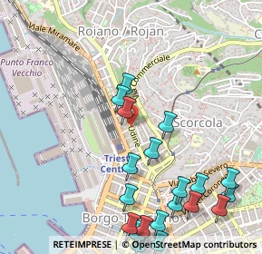 Mappa CAP, 34135 Trieste TS, Italia (0.6535)
