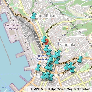 Mappa Campo del Belvedere, 34132 Trieste TS, Italia (0.596)