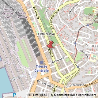 Mappa Via Udine, 24, 34132 Trieste, Trieste (Friuli-Venezia Giulia)