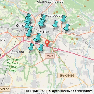 Mappa Vicolo XXIV Maggio, 24050 Grassobbio BG, Italia (3.89412)