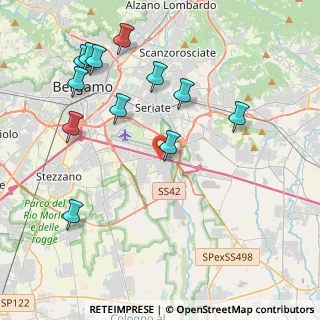 Mappa Vicolo XXIV Maggio, 24050 Grassobbio BG, Italia (4.58167)