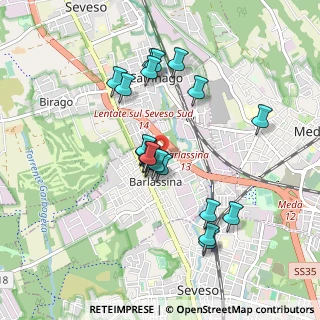 Mappa Via Cristoforo Colombo, 20825 Barlassina MB, Italia (0.7945)
