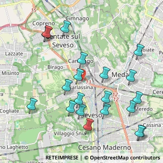 Mappa Via Cristoforo Colombo, 20825 Barlassina MB, Italia (2.37)