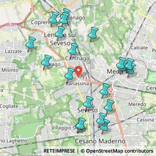 Mappa Via Cristoforo Colombo, 20825 Barlassina MB, Italia (2.4435)