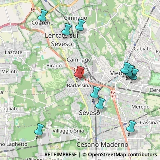 Mappa Via Cristoforo Colombo, 20825 Barlassina MB, Italia (2.49154)
