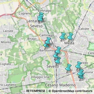 Mappa Via Cristoforo Colombo, 20825 Barlassina MB, Italia (2.13538)