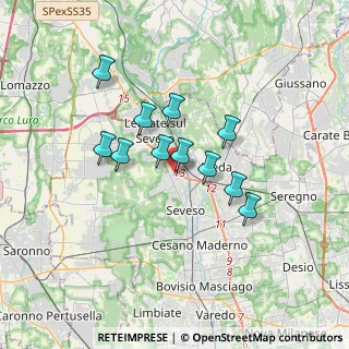 Mappa Via Cristoforo Colombo, 20825 Barlassina MB, Italia (2.69)