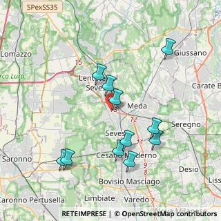 Mappa Via Cristoforo Colombo, 20825 Barlassina MB, Italia (3.81364)