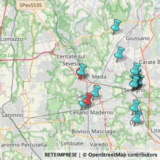 Mappa Via Cristoforo Colombo, 20825 Barlassina MB, Italia (4.99063)