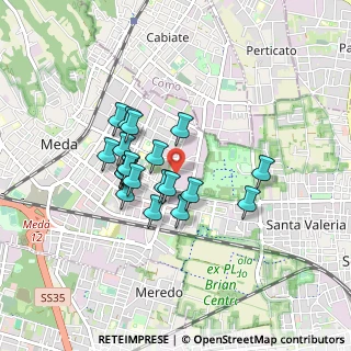Mappa Via Enrico Fermi, 20821 Meda MB, Italia (0.67)
