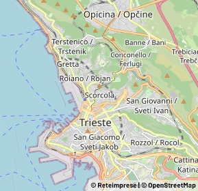 Mappa 34134 Trieste TS, Italia (1.7185)