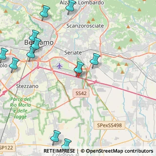 Mappa Via Guglielmo Marconi, 24050 Grassobbio BG, Italia (6.01455)