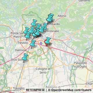 Mappa Via Guglielmo Marconi, 24050 Grassobbio BG, Italia (6.43944)