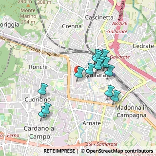 Mappa Via Marsala, 21013 Gallarate VA, Italia (0.78933)