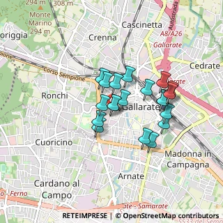 Mappa Via Marsala, 21013 Gallarate VA, Italia (0.6585)