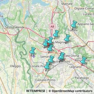 Mappa Via Marsala, 21013 Gallarate VA, Italia (6.46167)