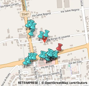 Mappa Via Borgo di Levante, 35013 Cittadella PD, Italia (0.2037)