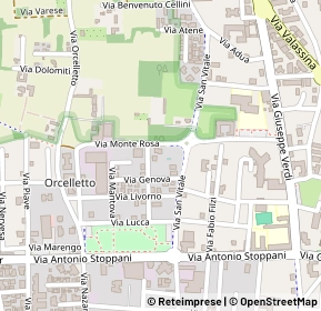 Mappa Via Genova, 20831 Seregno MB, Italia (0.18462)