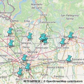 Mappa Via Carlo Porta, 20866 Carnate MB, Italia (18.375)