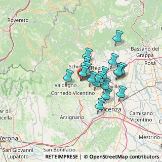 Mappa VIA I MAGGIO, 36030 Monte di malo VI, Italia (9.73895)
