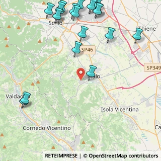 Mappa Via Primo Maggio, 36030 Monte di malo VI, Italia (6.1405)