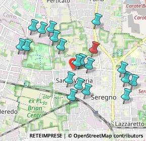 Mappa Via Livenza, 20831 Seregno MB, Italia (0.9585)