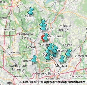 Mappa Via Livenza, 20831 Seregno MB, Italia (6.22692)