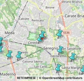 Mappa Via Livenza, 20831 Seregno MB, Italia (3.14533)