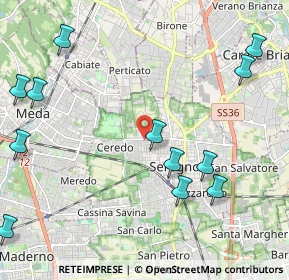 Mappa Via Livenza, 20831 Seregno MB, Italia (2.71)