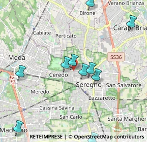 Mappa Via Livenza, 20831 Seregno MB, Italia (2.41273)