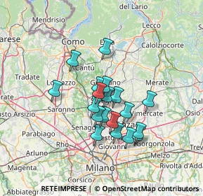 Mappa Via Livenza, 20831 Seregno MB, Italia (10.29947)