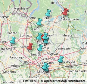 Mappa Via Livenza, 20831 Seregno MB, Italia (13.8325)