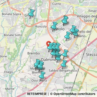 Mappa Viale Della Rimembranza, 24044 Dalmine BG, Italia (1.818)