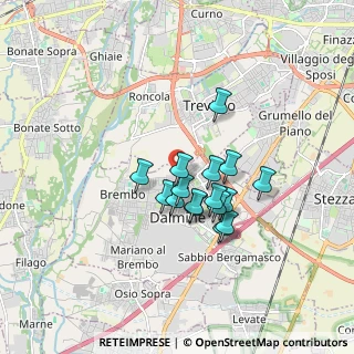 Mappa Viale Della Rimembranza, 24044 Dalmine BG, Italia (1.25375)
