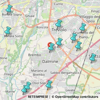 Mappa Viale Della Rimembranza, 24044 Dalmine BG, Italia (2.87167)