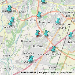 Mappa Viale Della Rimembranza, 24044 Dalmine BG, Italia (2.86692)