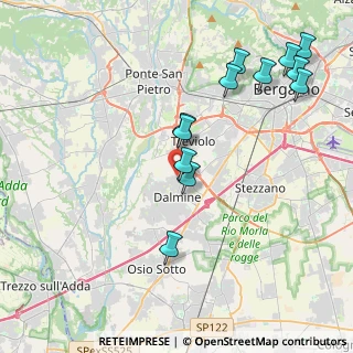 Mappa Viale Della Rimembranza, 24044 Dalmine BG, Italia (4.35833)