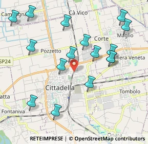 Mappa Via del Telarolo, 35013 Cittadella PD, Italia (2.20063)