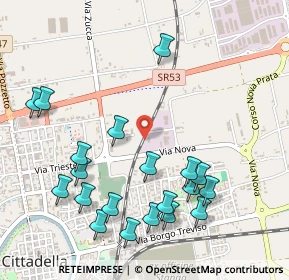 Mappa Via del Telarolo, 35013 Cittadella PD, Italia (0.58)