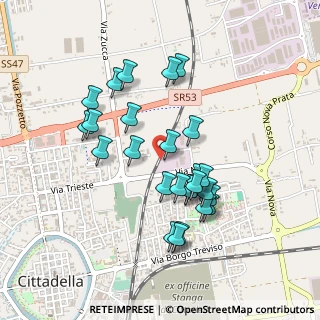 Mappa Via del Telarolo, 35013 Cittadella PD, Italia (0.41481)