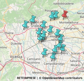 Mappa Via del Telarolo, 35013 Cittadella PD, Italia (11.36333)