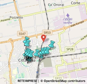 Mappa Via del Telarolo, 35013 Cittadella PD, Italia (0.954)