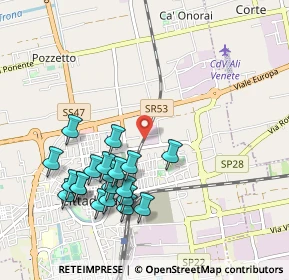 Mappa Via del Telarolo, 35013 Cittadella PD, Italia (1.0215)